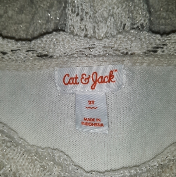 Cat&Jack knitted sparkly dress size 2T - Picture 5 of 6